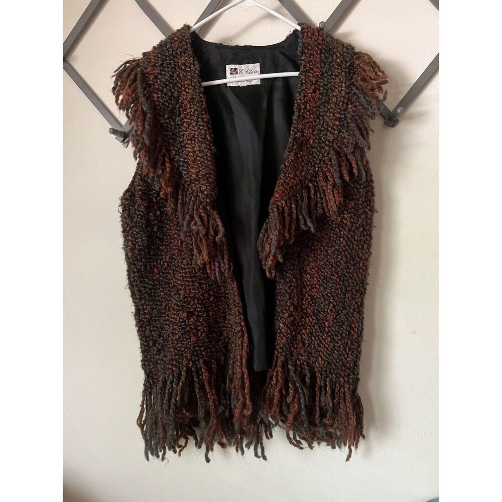 E. Clair Shaggy Vest Made In Austin Texas